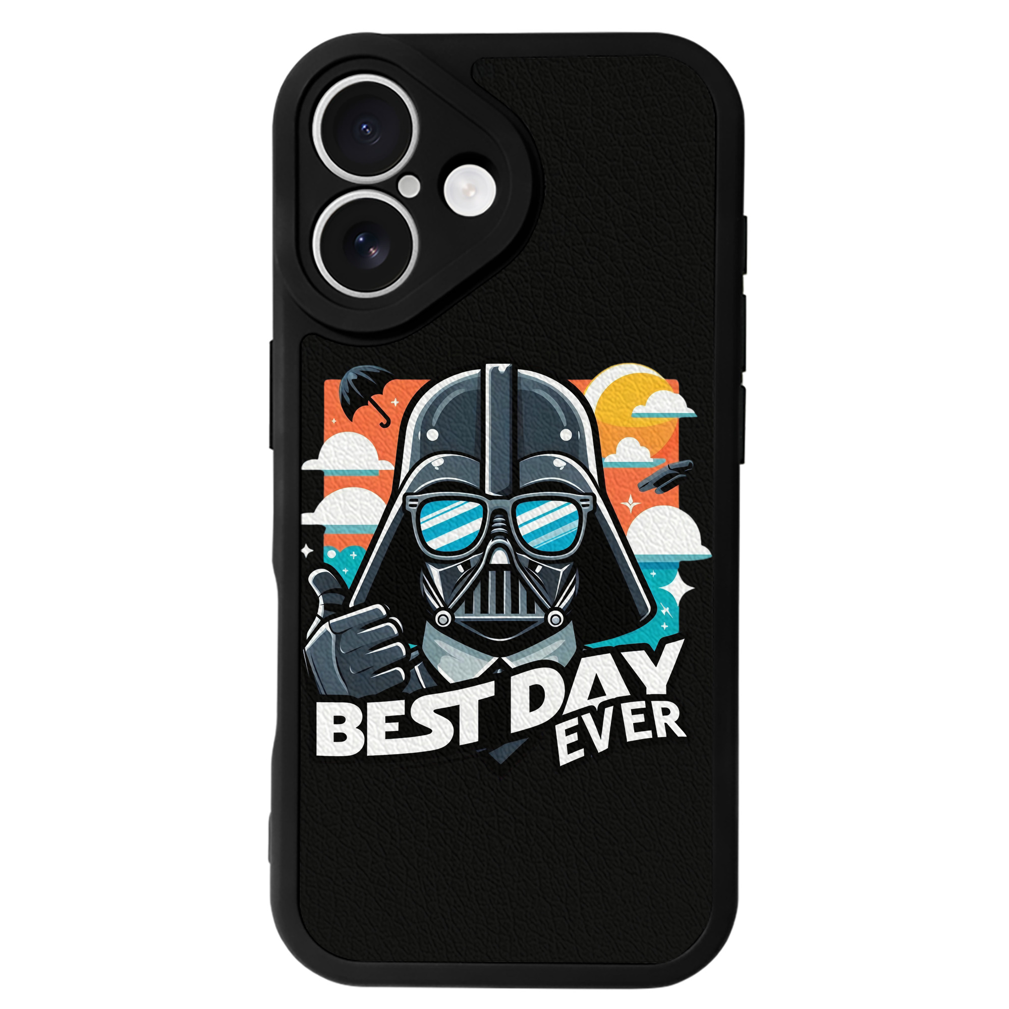 （画像用） スター・ウォーズ Star Wars 【iPhone 16シリーズ対応】シリコンスマホケース（レザー調） 材質：シリコン
